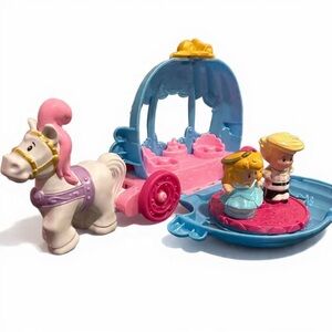 Disney Princess Little People Carriage Cinderella Prince Charming
